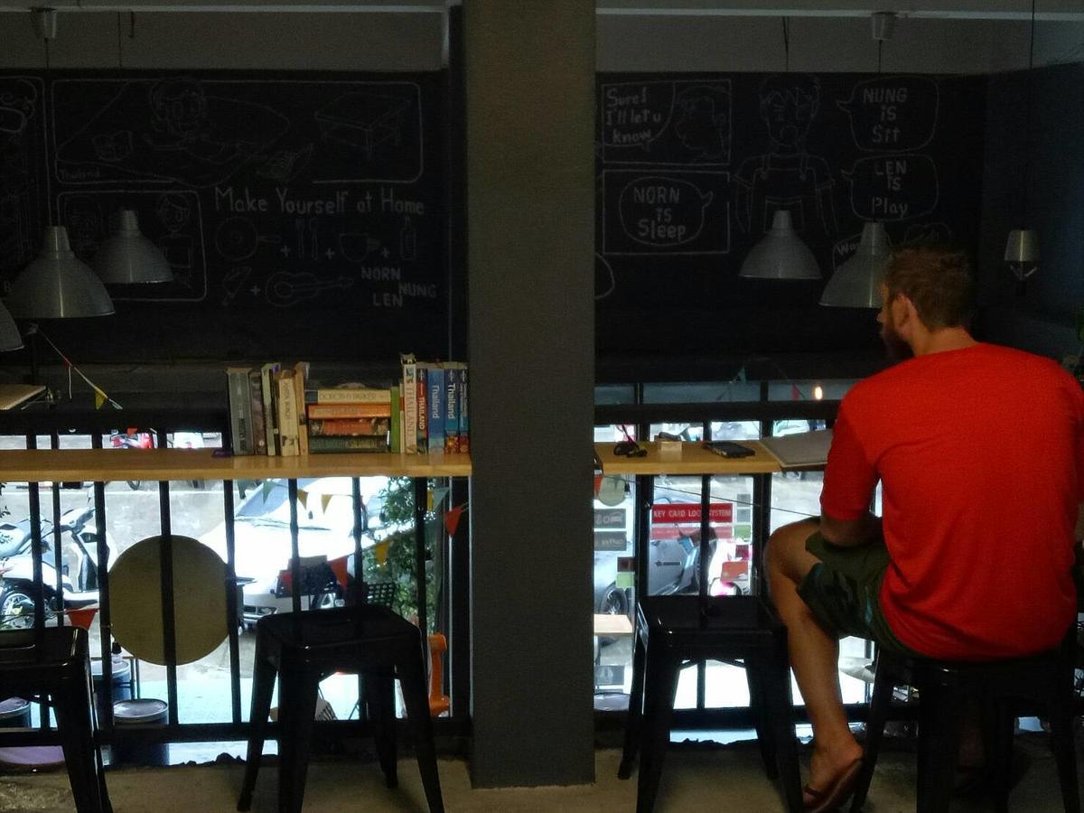 צ'יאנג ריי Norn Nung Len Cafe'&Hostel מראה חיצוני תמונה